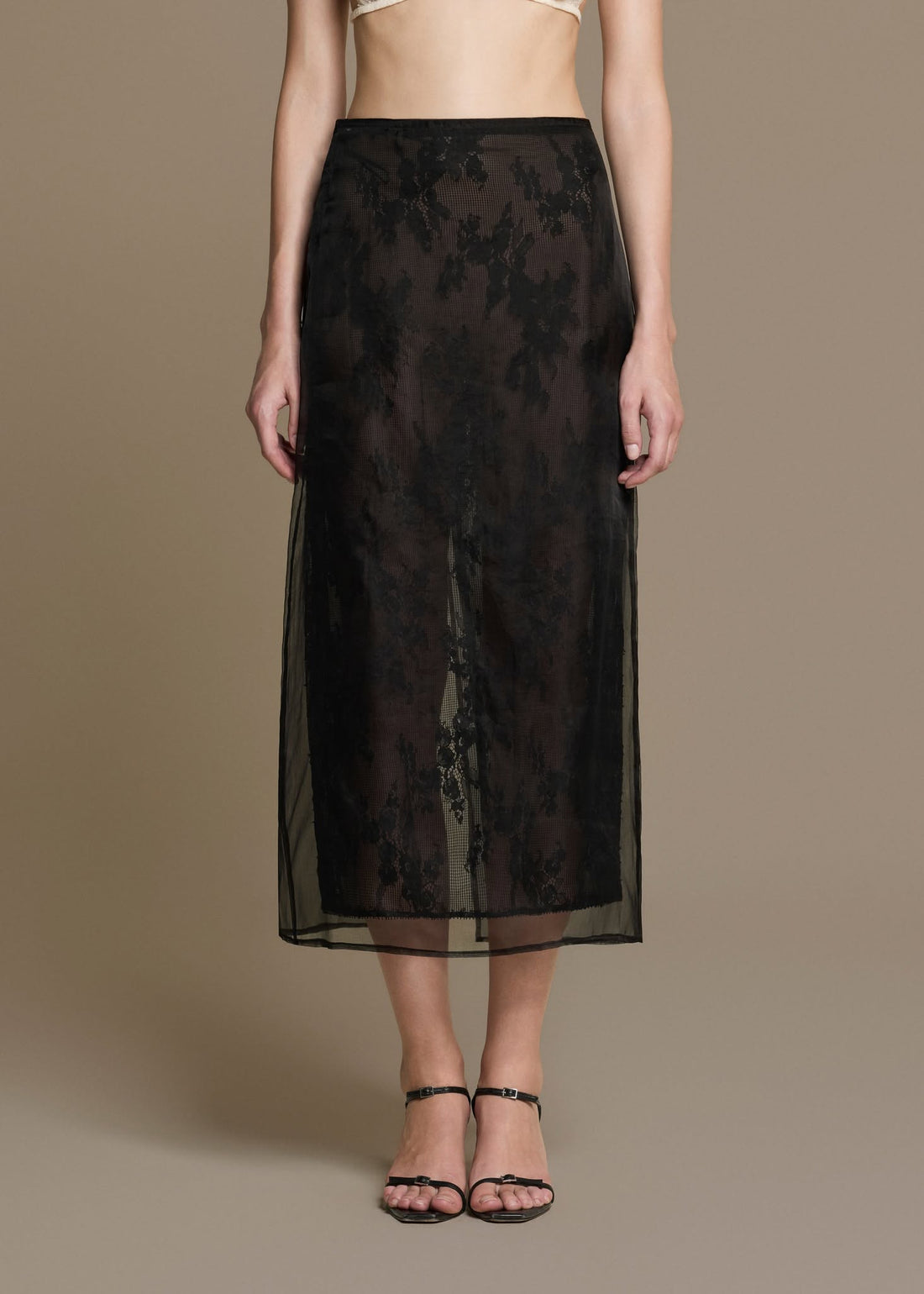 Translucent Two-layer Skirt