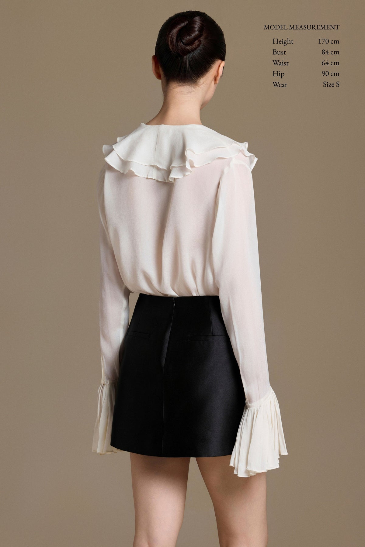 Charis Ruffle Chiffon Blouse | Catalogue 05