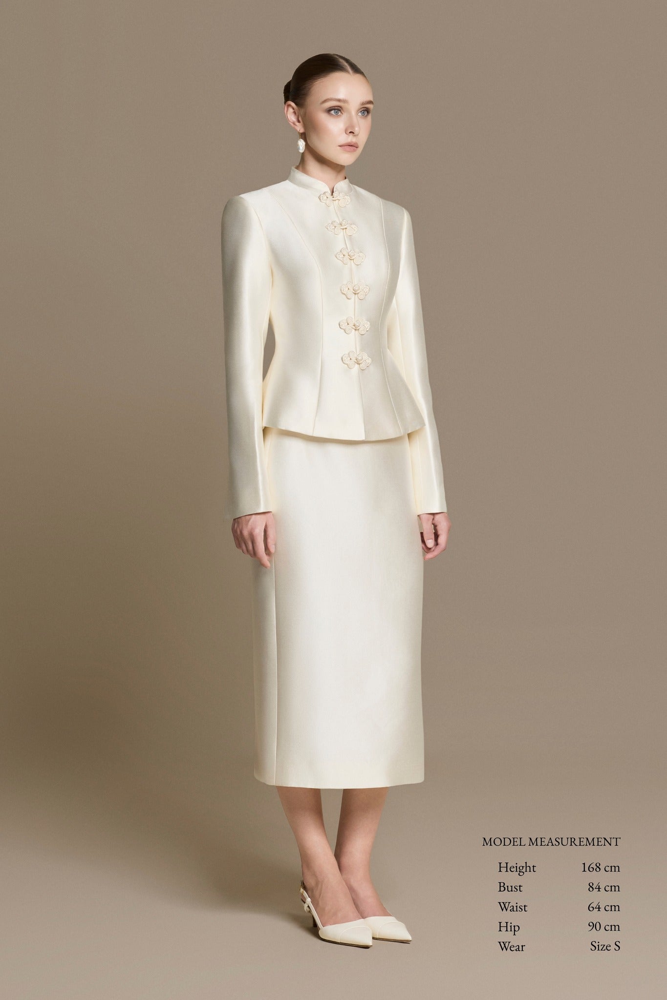 Silhouette Jacket - Cream White