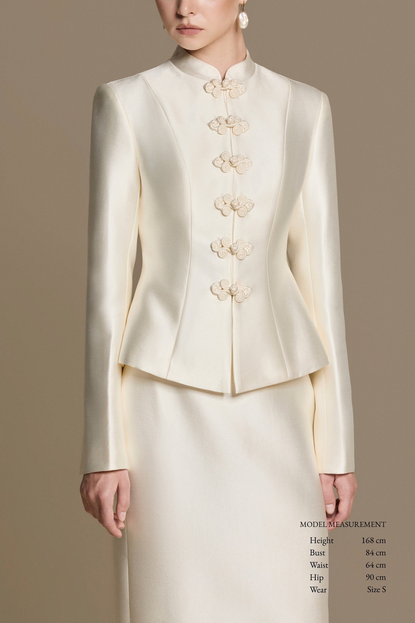 Silhouette Jacket - Cream White