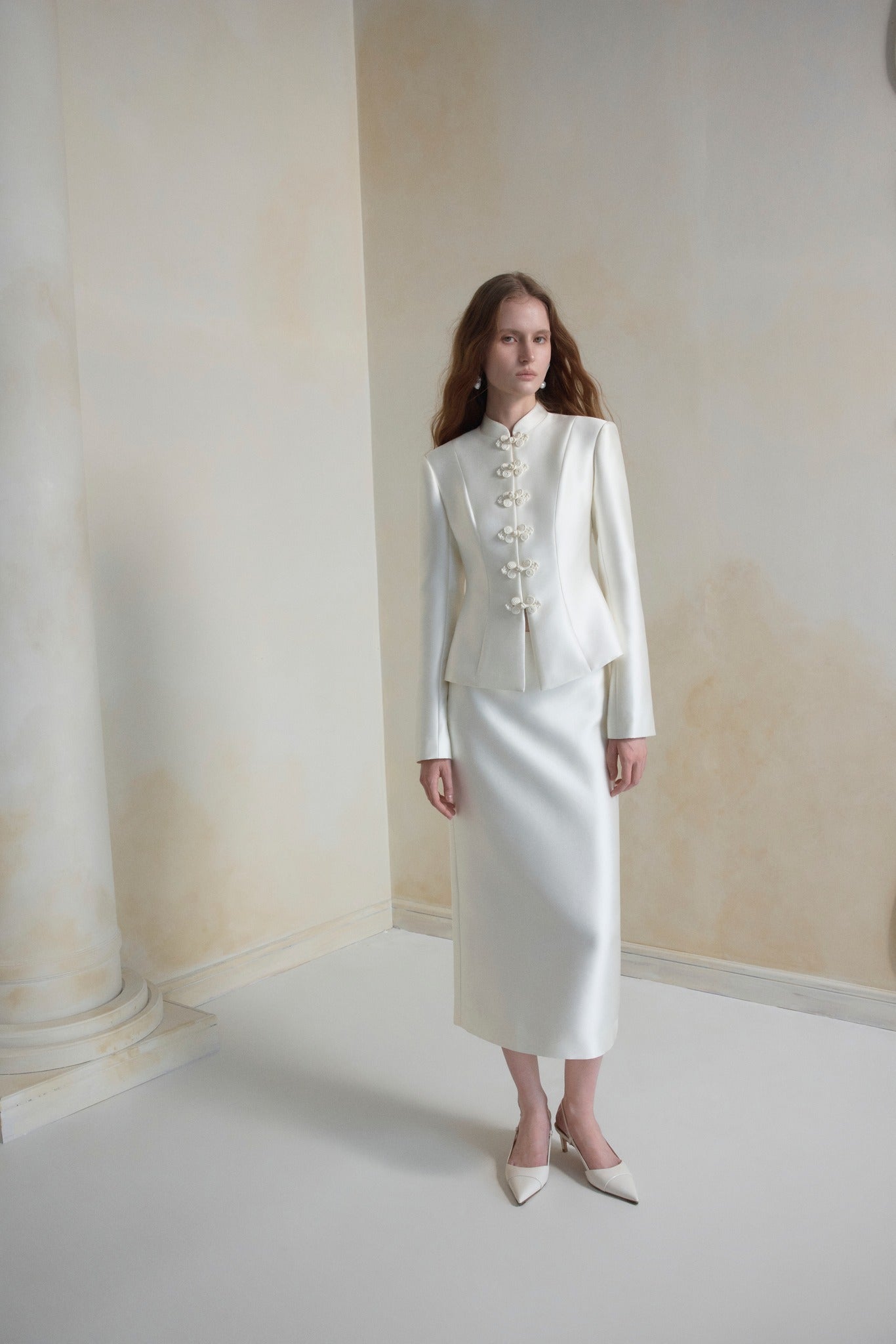 Silhouette Jacket - Cream White