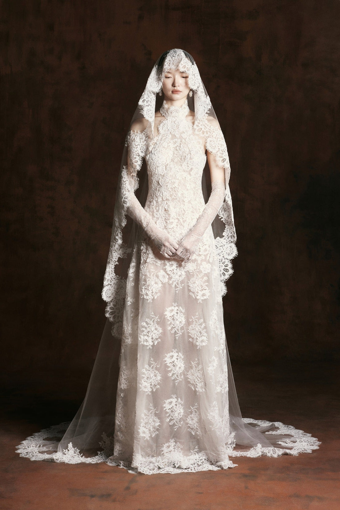 Swan Lace Veil