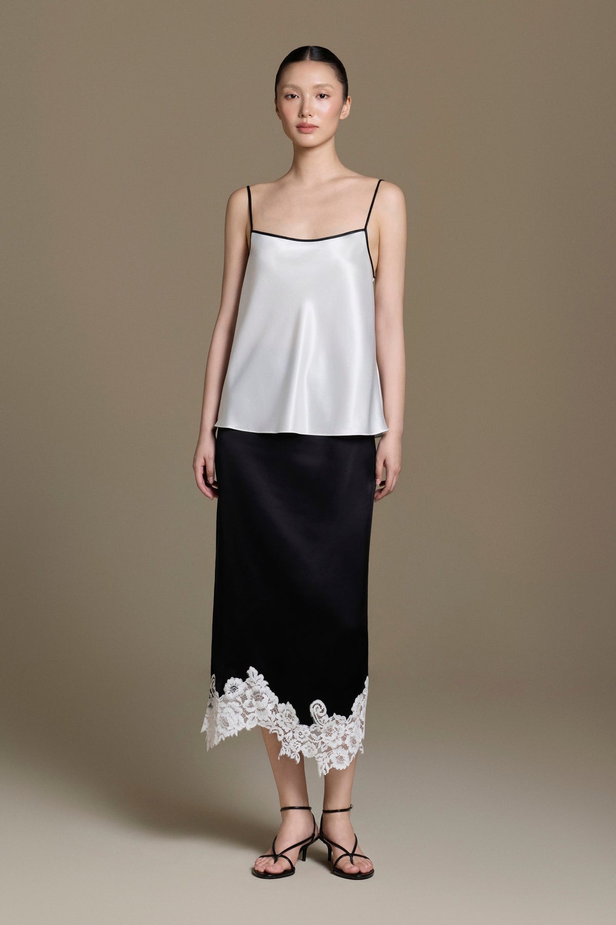 Velour Strappy Top | 01-velour-silk-camisole #Màu_Porcelain White