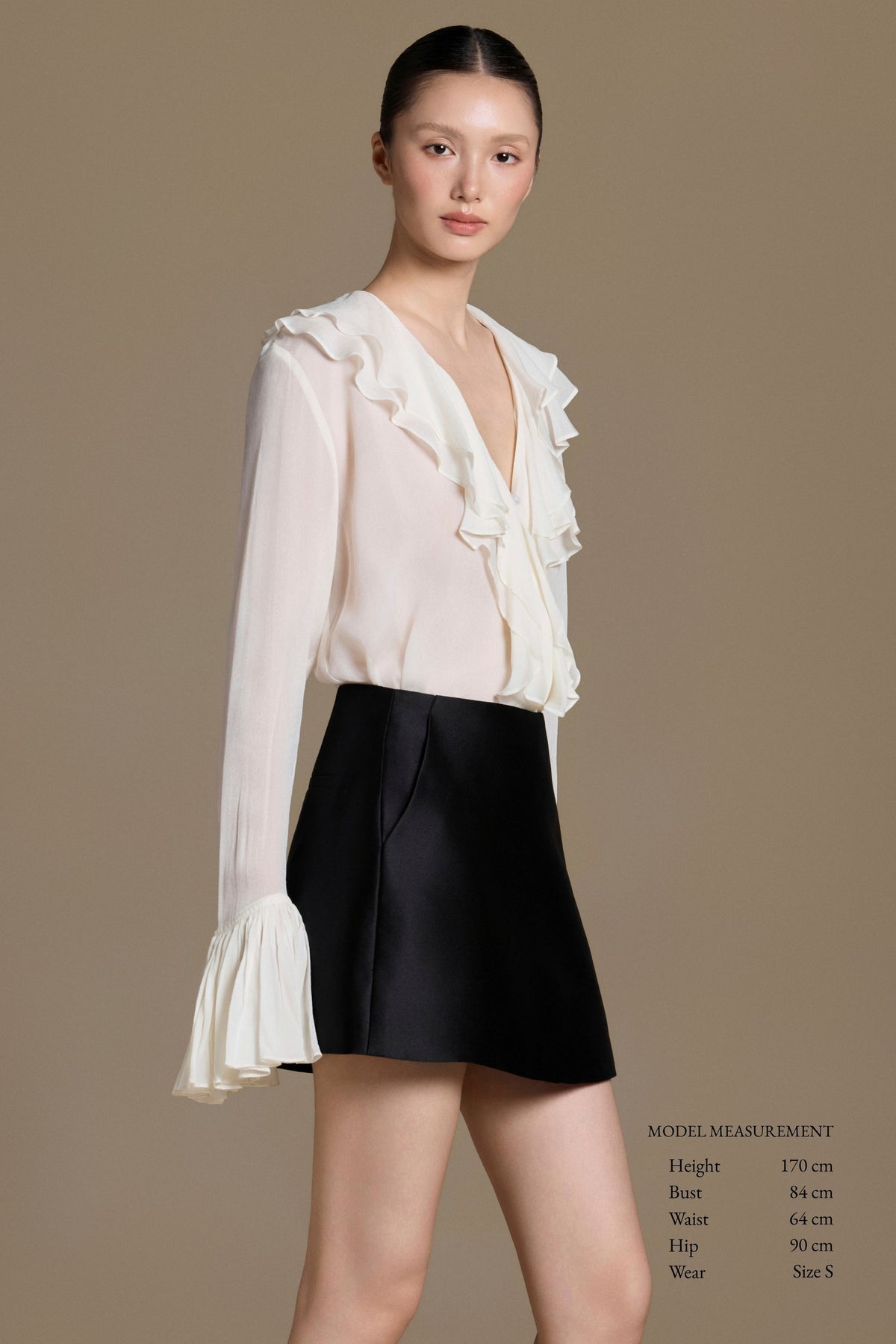 Éclat Taffeta Miniskirt | 02-eclat-taffeta-miniskirt #Màu_Black