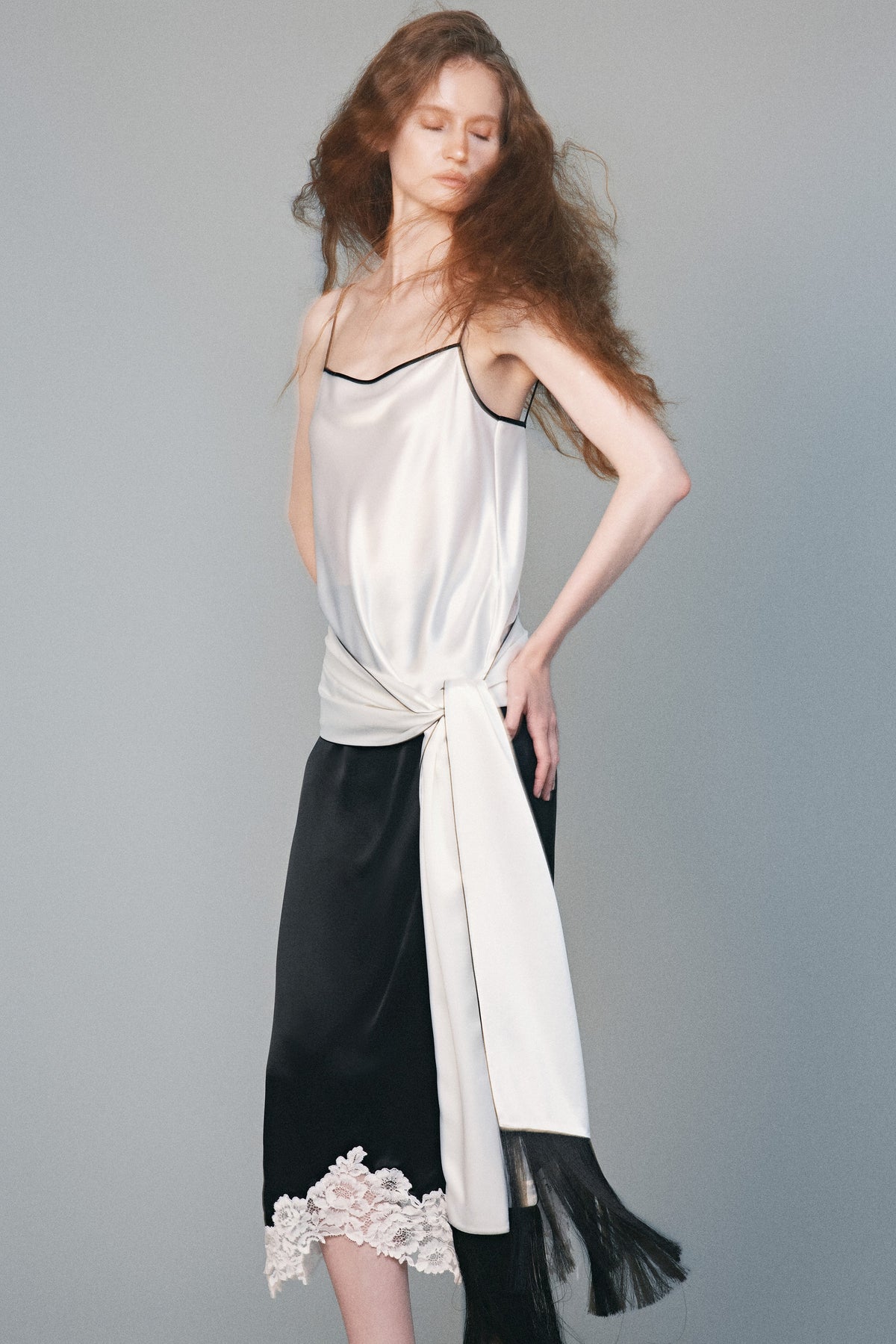 Velour Strappy Top | 04-velour-silk-camisole #Màu_Porcelain White