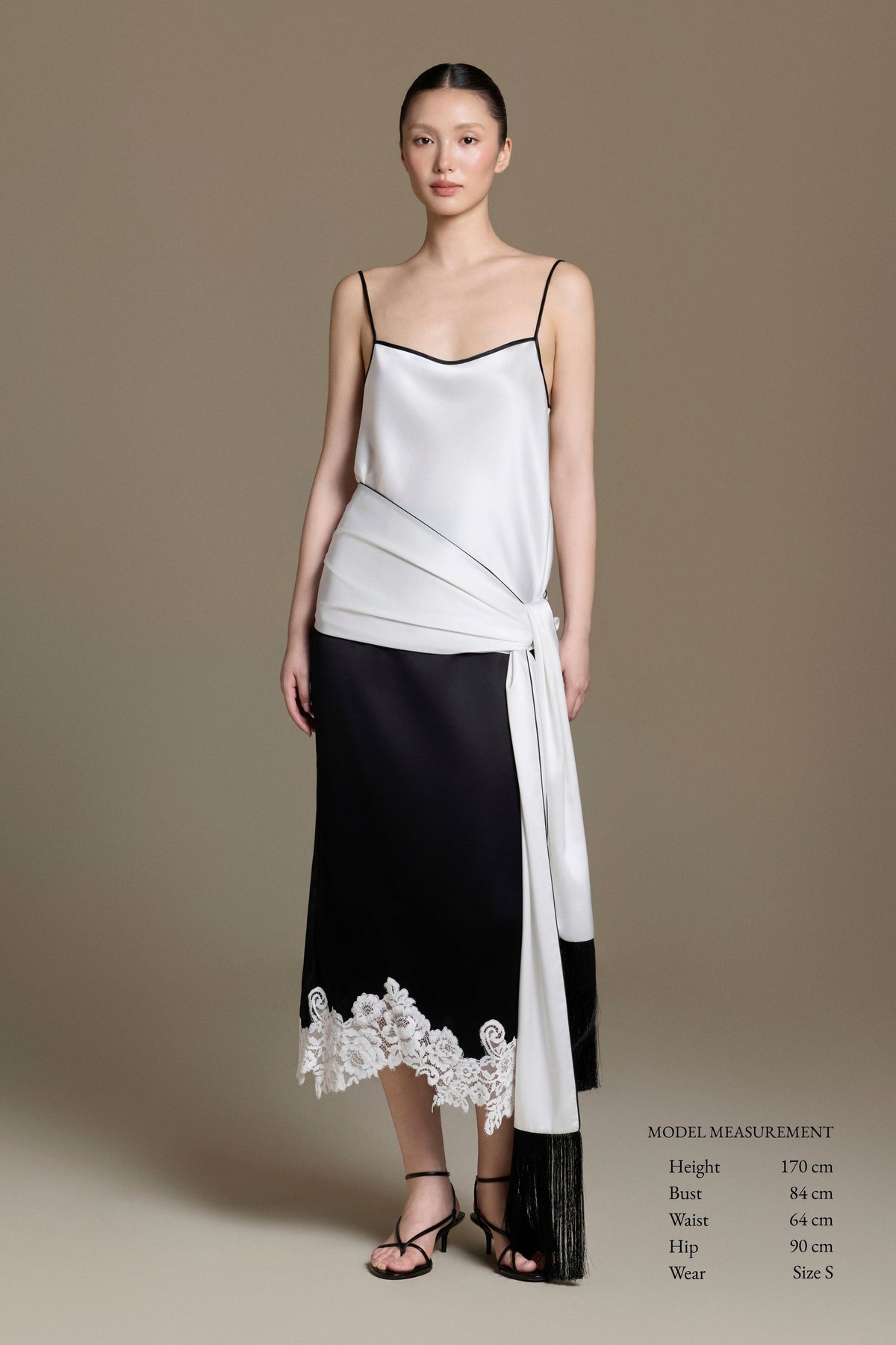 Velour Silk Skirt | 06-velour-silk-skirt #Màu_Black