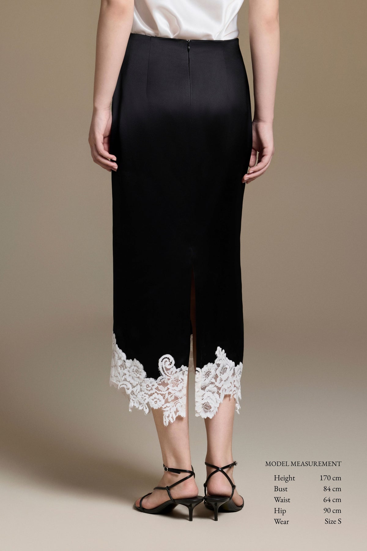 Velour Silk Skirt | 07-velour-silk-skirt #Màu_Black