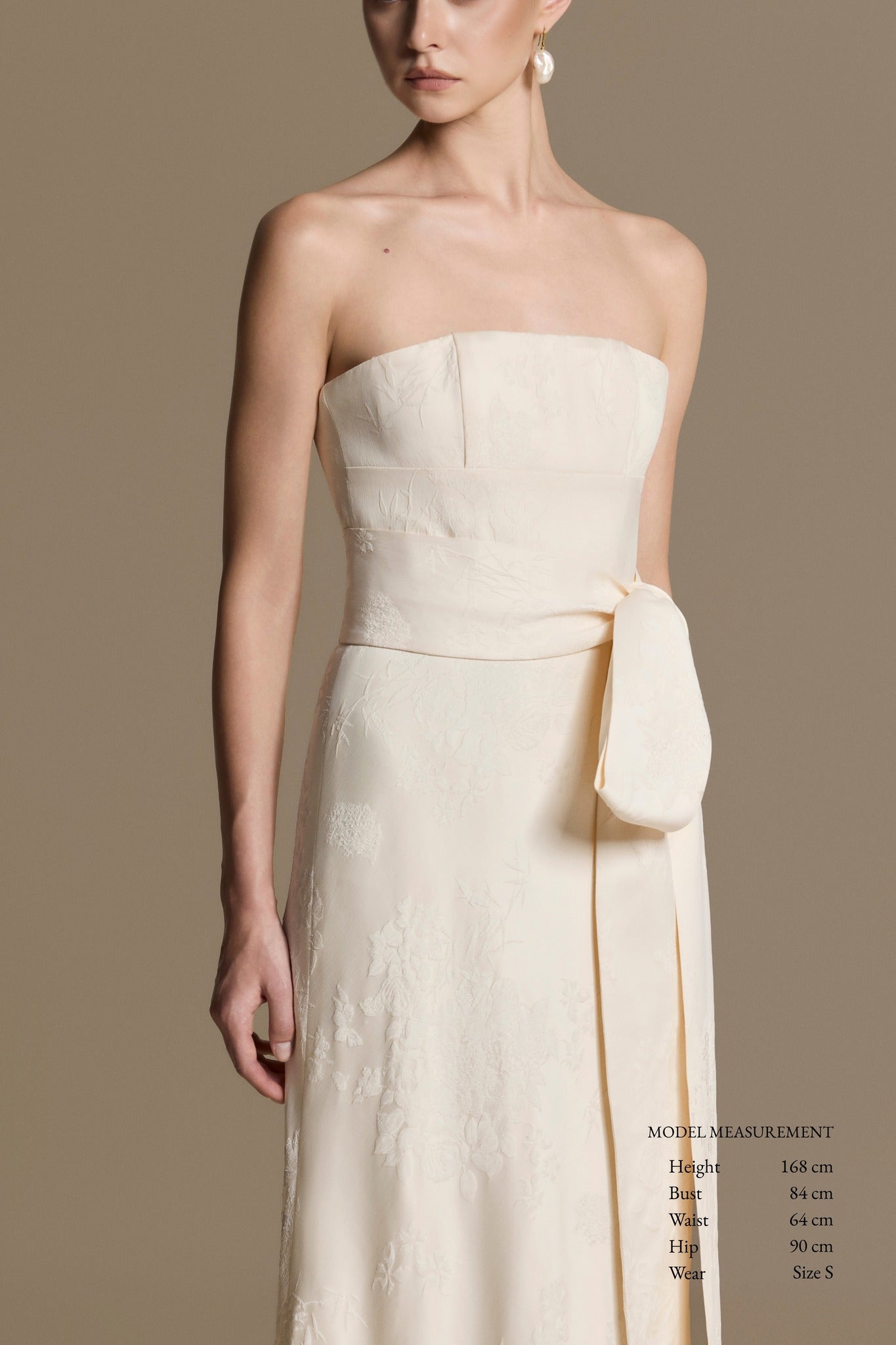 Fluid Brocade Dress