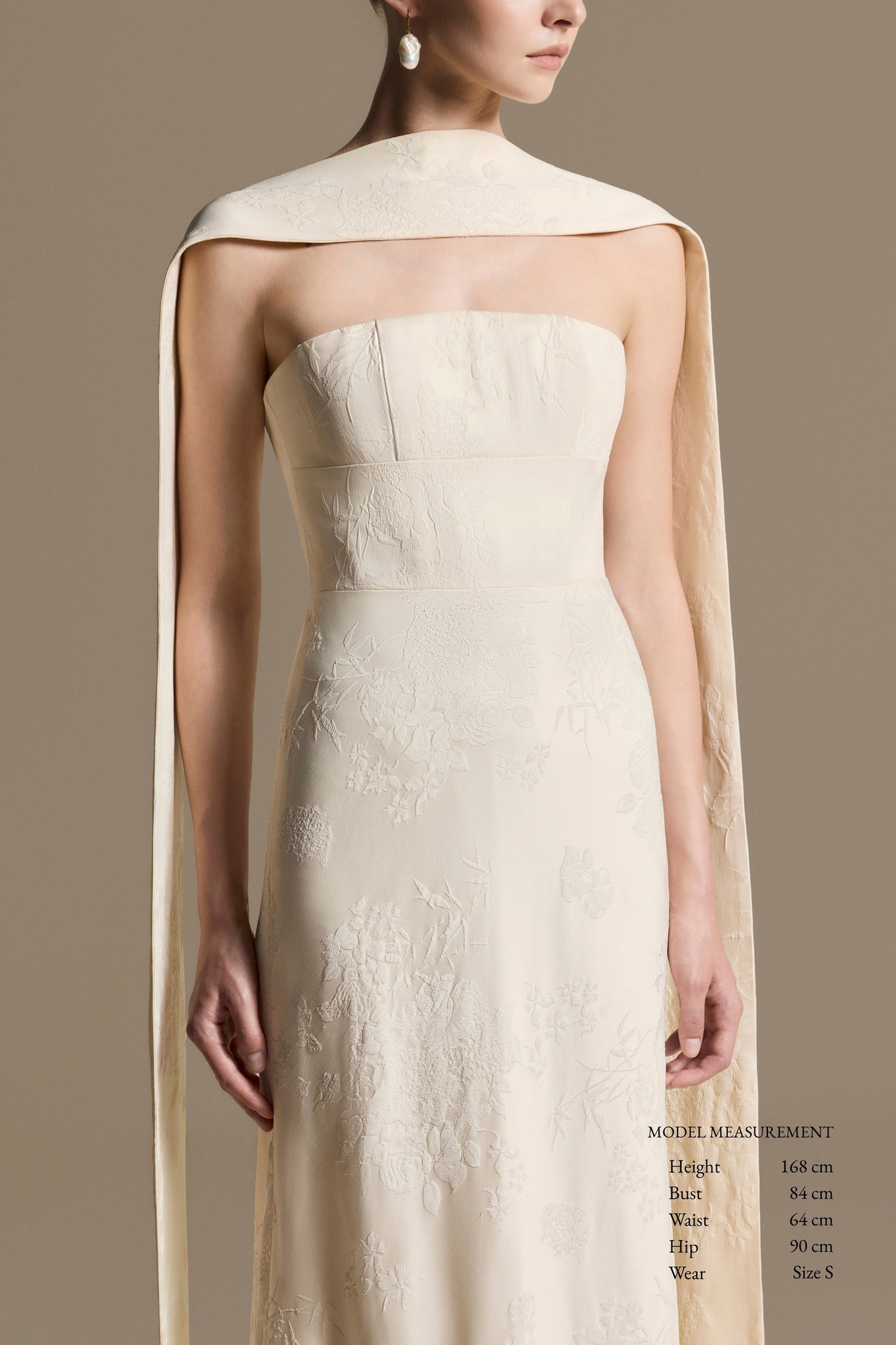 Fluid Brocade Dress