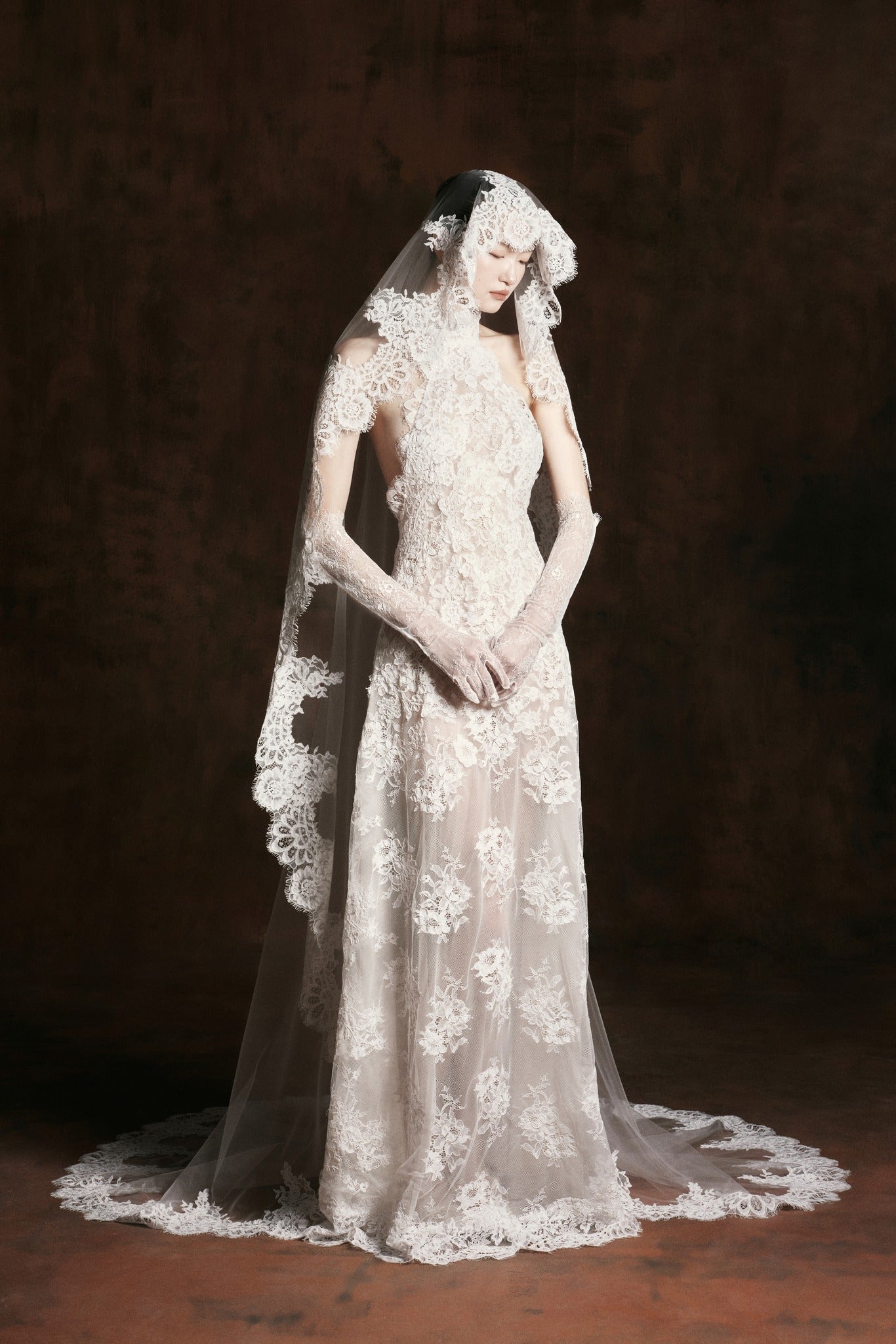 Swan Lace Veil